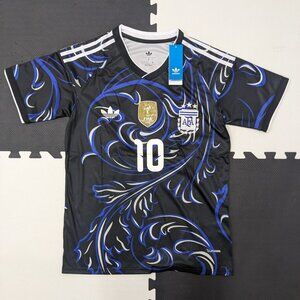 Argentina 2026 Away Black Messi #10 Jersey